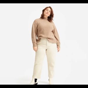 Everlane Straight Leg Crop - Sandstone